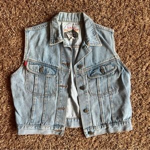 Vintage 90s/Y2K Denim Jean Vest